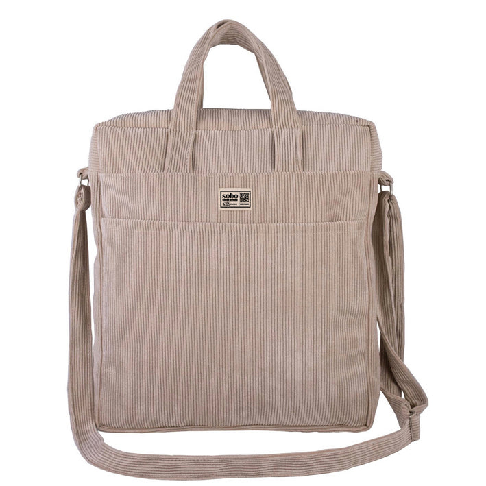 SAC BANDOULIÈRE EN VELOURS CÔTELÉ