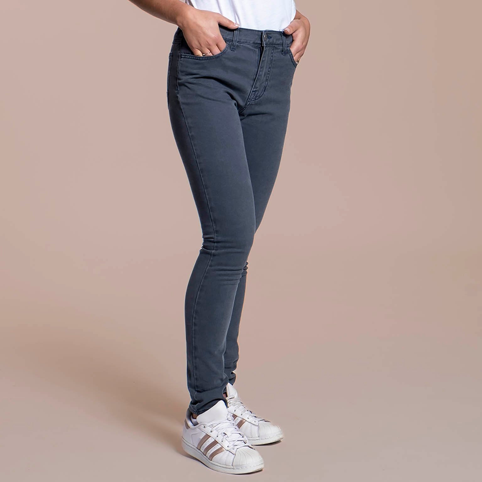 PANTALON FEMME COTON-LYOCELL
