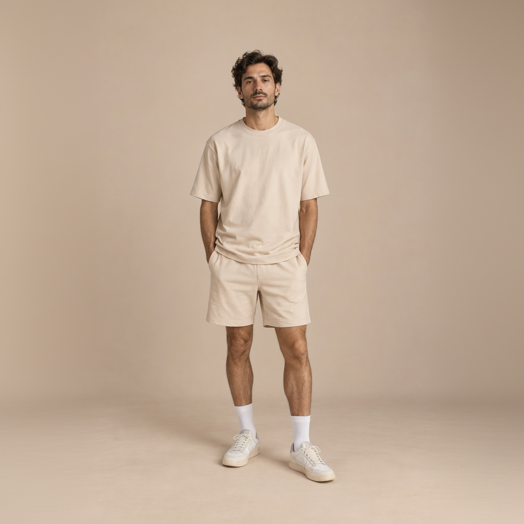 T-shirt oversize en coton bio épais