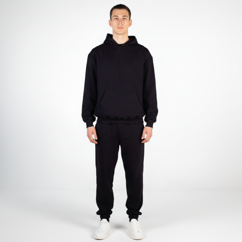 PANTALON JOGGING MIXTE EN COTON BIO 350G