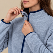 Veste polaire chinée mixte