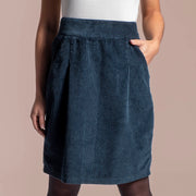 JUPE LONGUE VELOURS CÔTELÉ