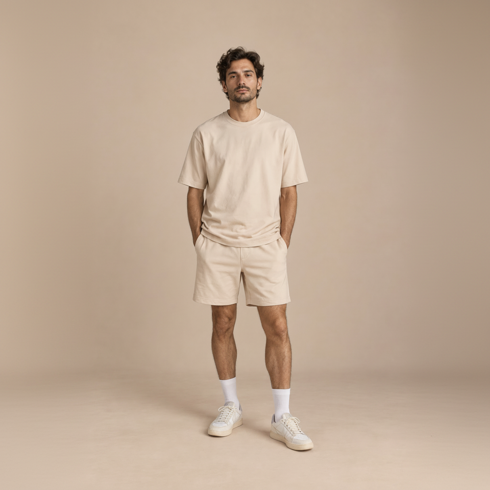 T-shirt oversize en coton bio épais