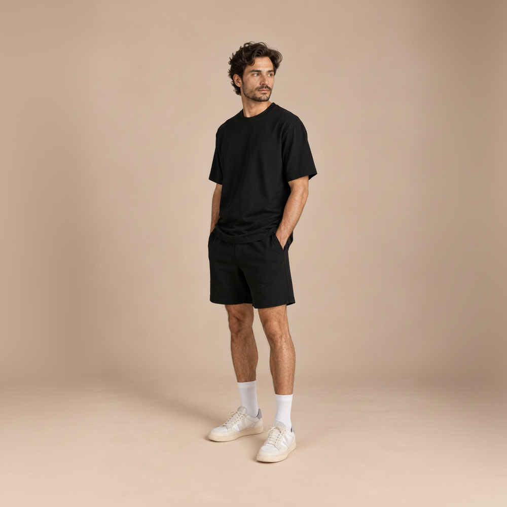 T-shirt oversize en coton bio épais