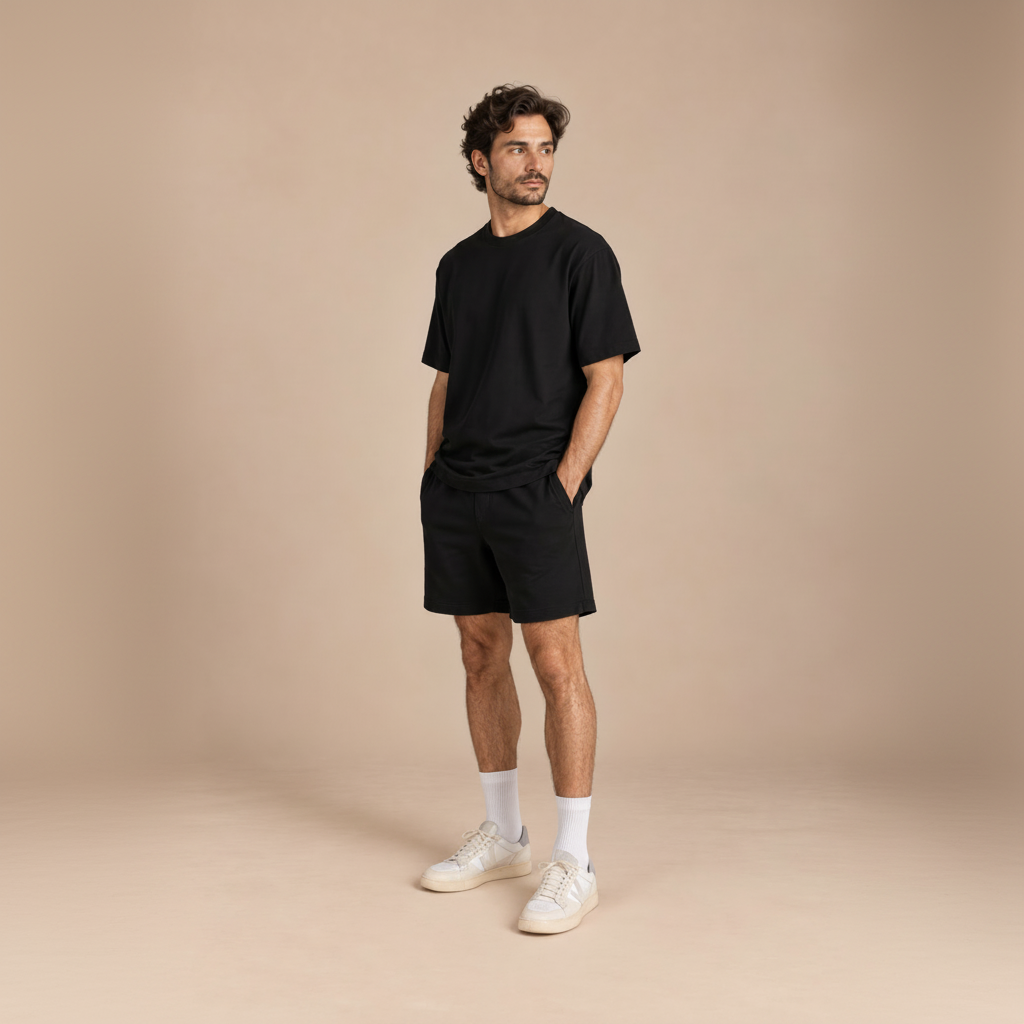 T-shirt oversize en coton bio épais