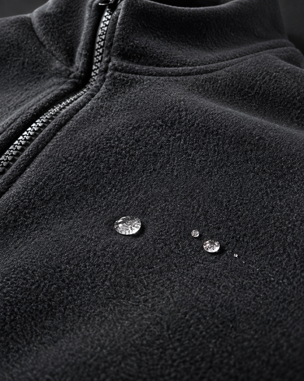 Veste polaire déperlante et anti-boulochage