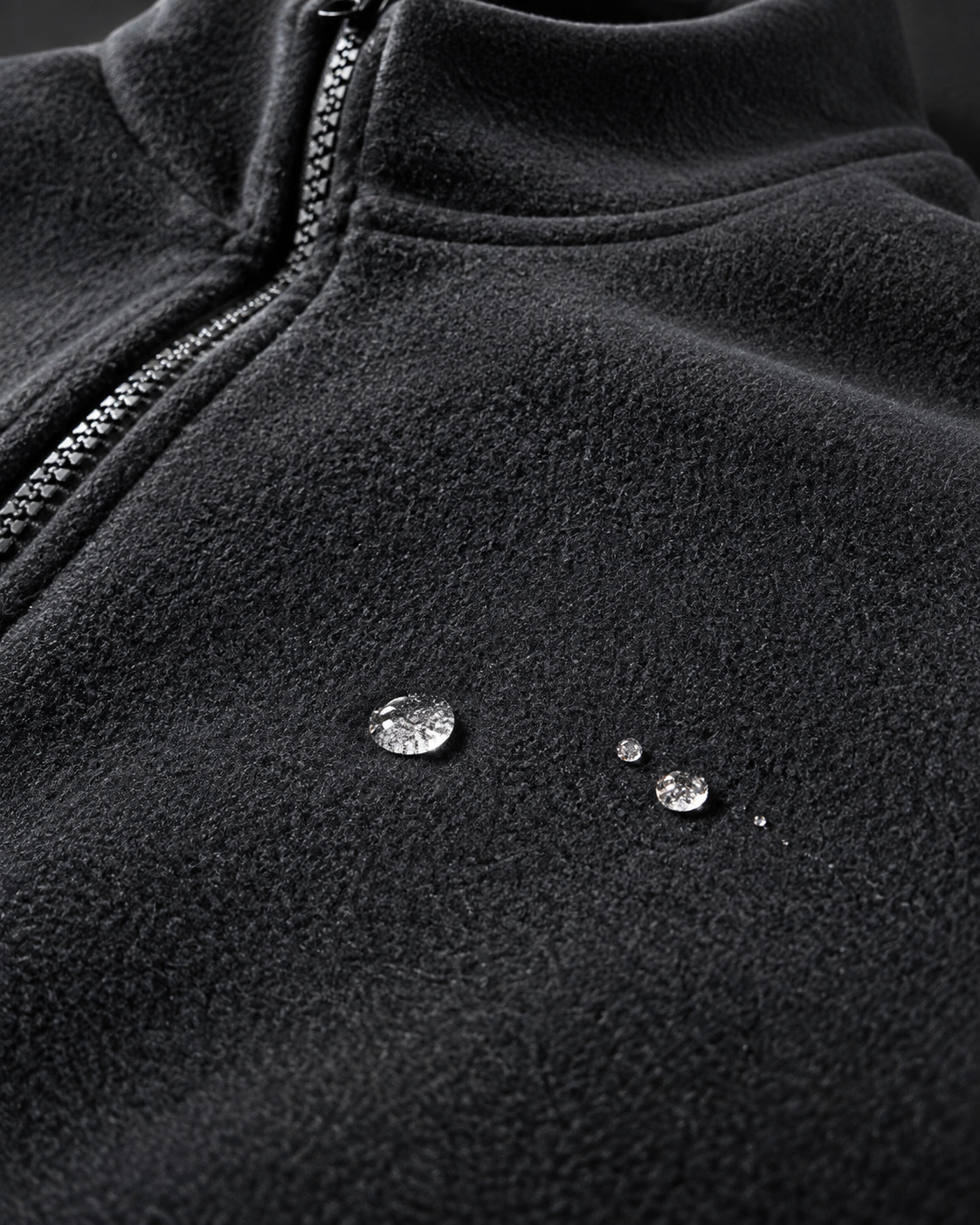 Veste polaire déperlante et anti-boulochage