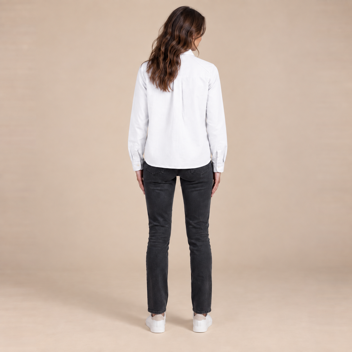 Blouse femme en coton Oxford
