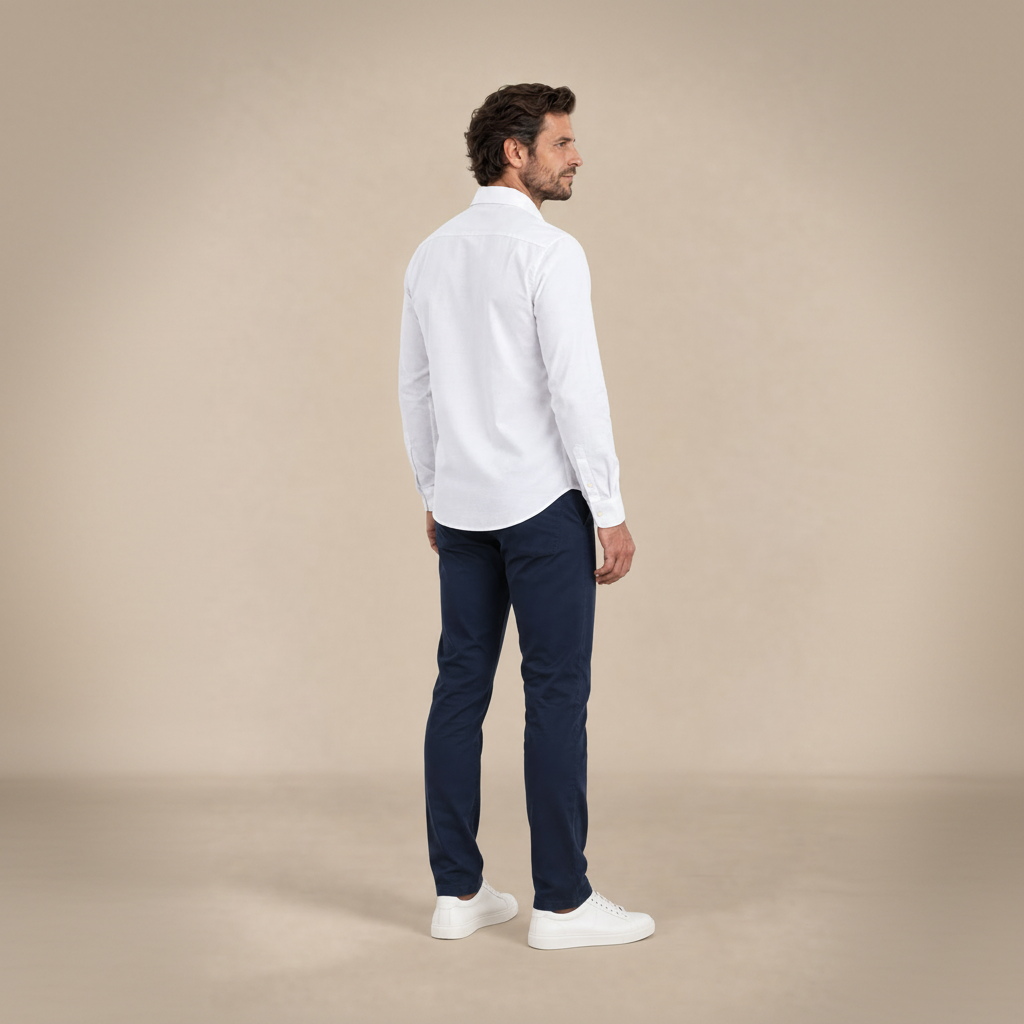 Chemise homme en coton Oxford