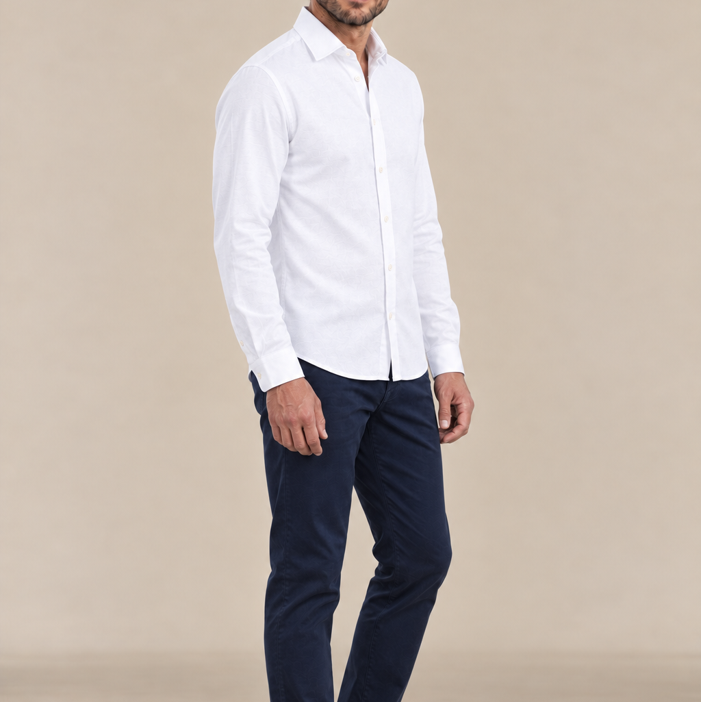 Chemise homme en coton Oxford