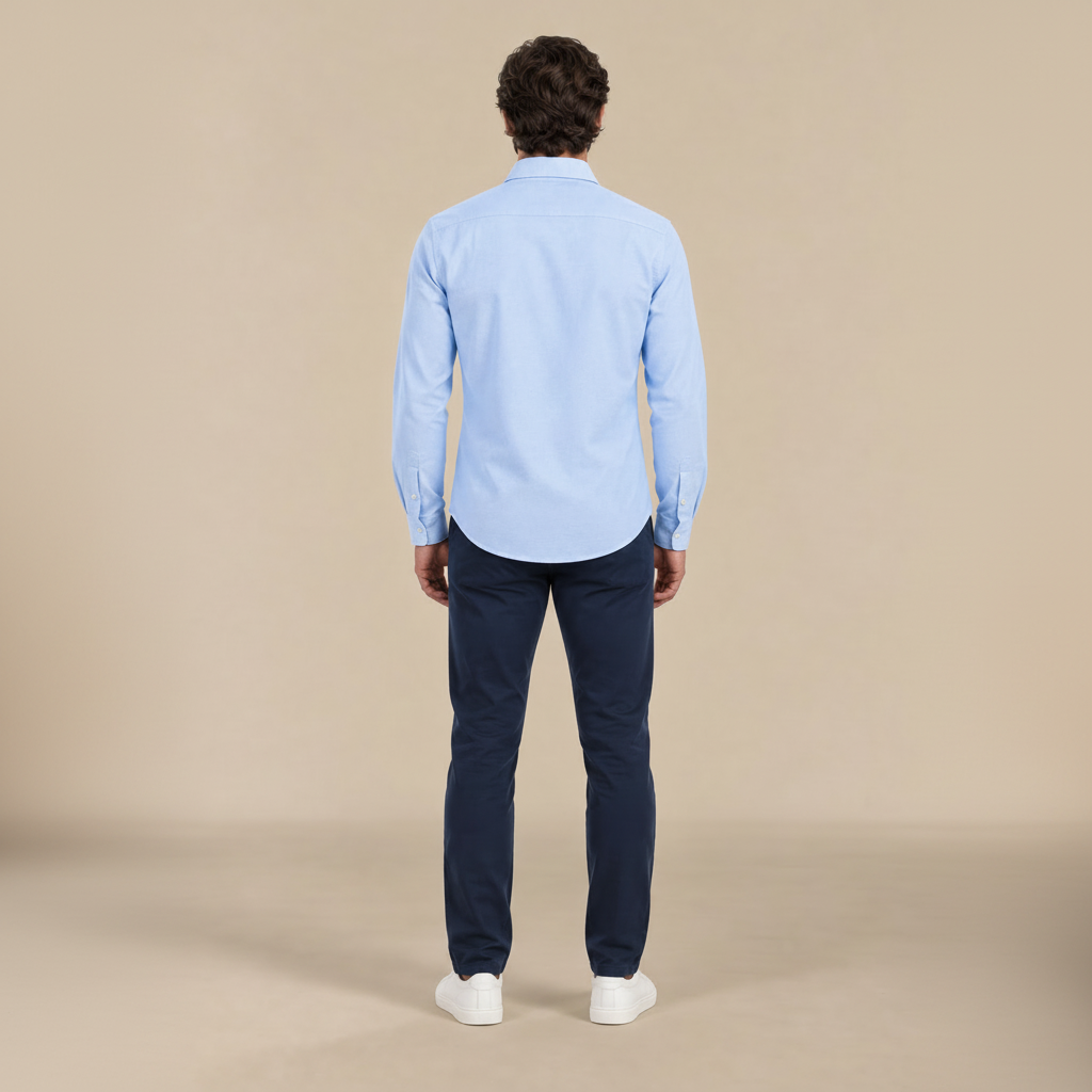 Chemise homme en coton Oxford
