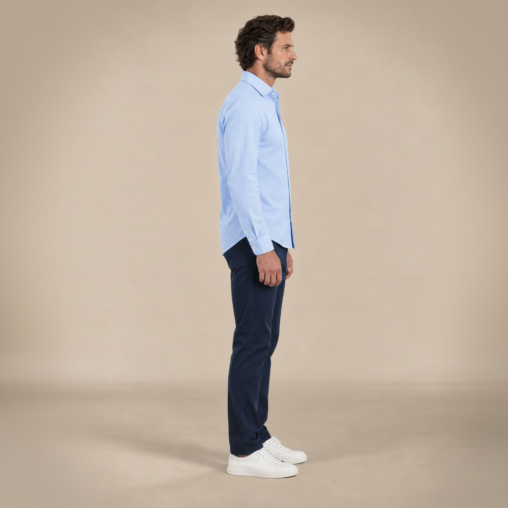Chemise homme en coton Oxford