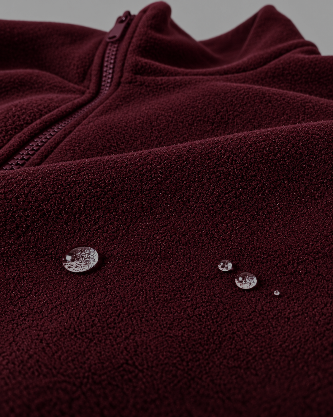 Veste polaire déperlante et anti-boulochage