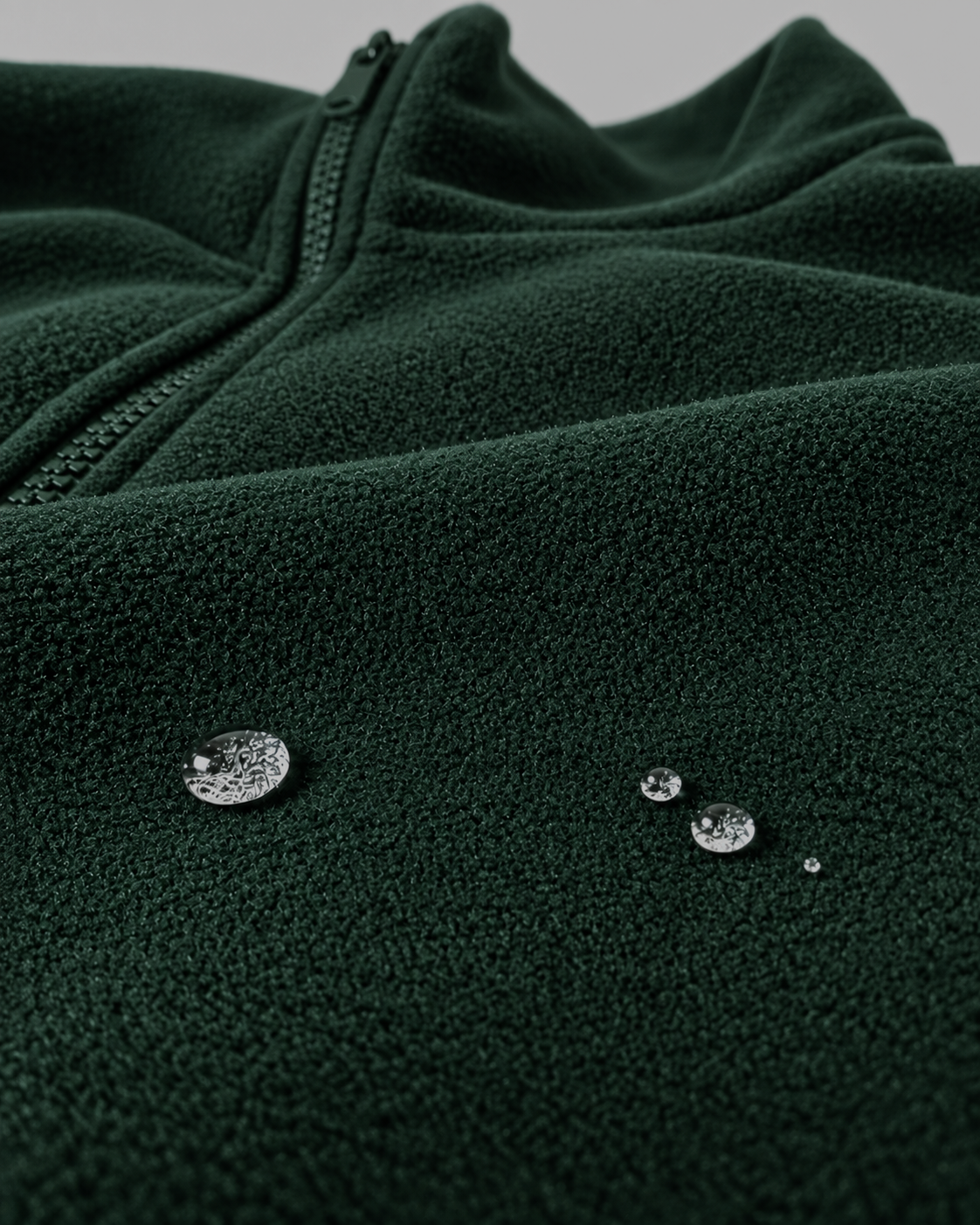 Veste polaire déperlante et anti-boulochage