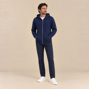 Sweat à capuche zippé en coton bio