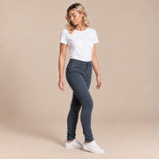Jean femme coupe ajustée en coton et lyocell