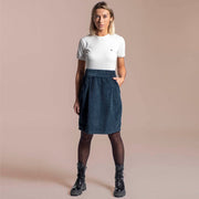 JUPE LONGUE VELOURS CÔTELÉ