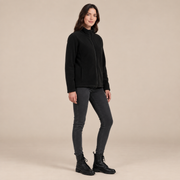 Polaire fine mixte à poches zippées