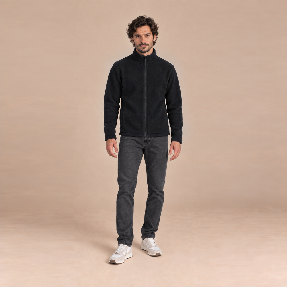 Veste polaire déperlante et anti-boulochage