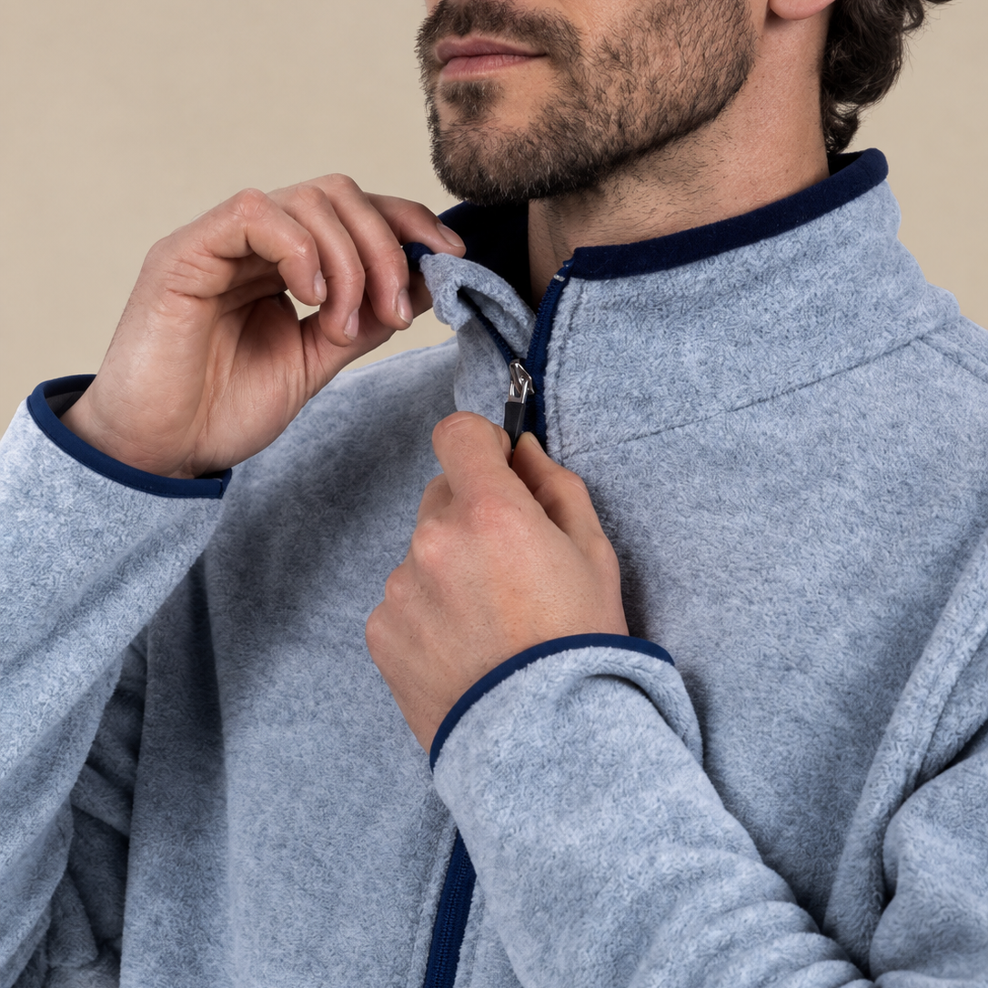 Veste polaire chinée mixte