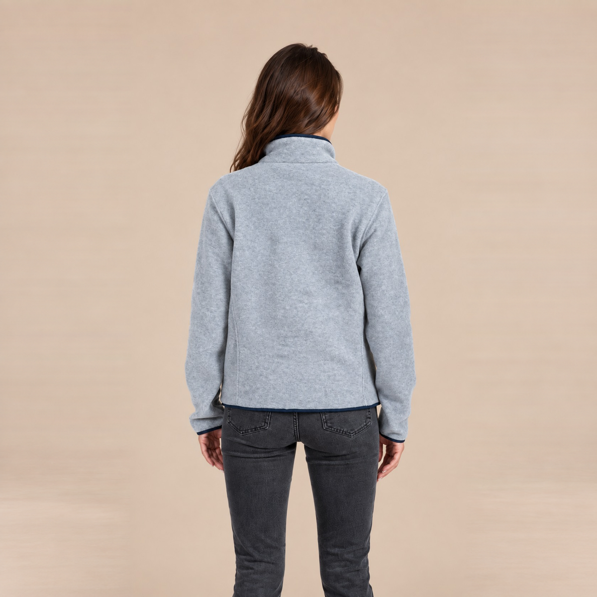 Veste polaire chinée mixte
