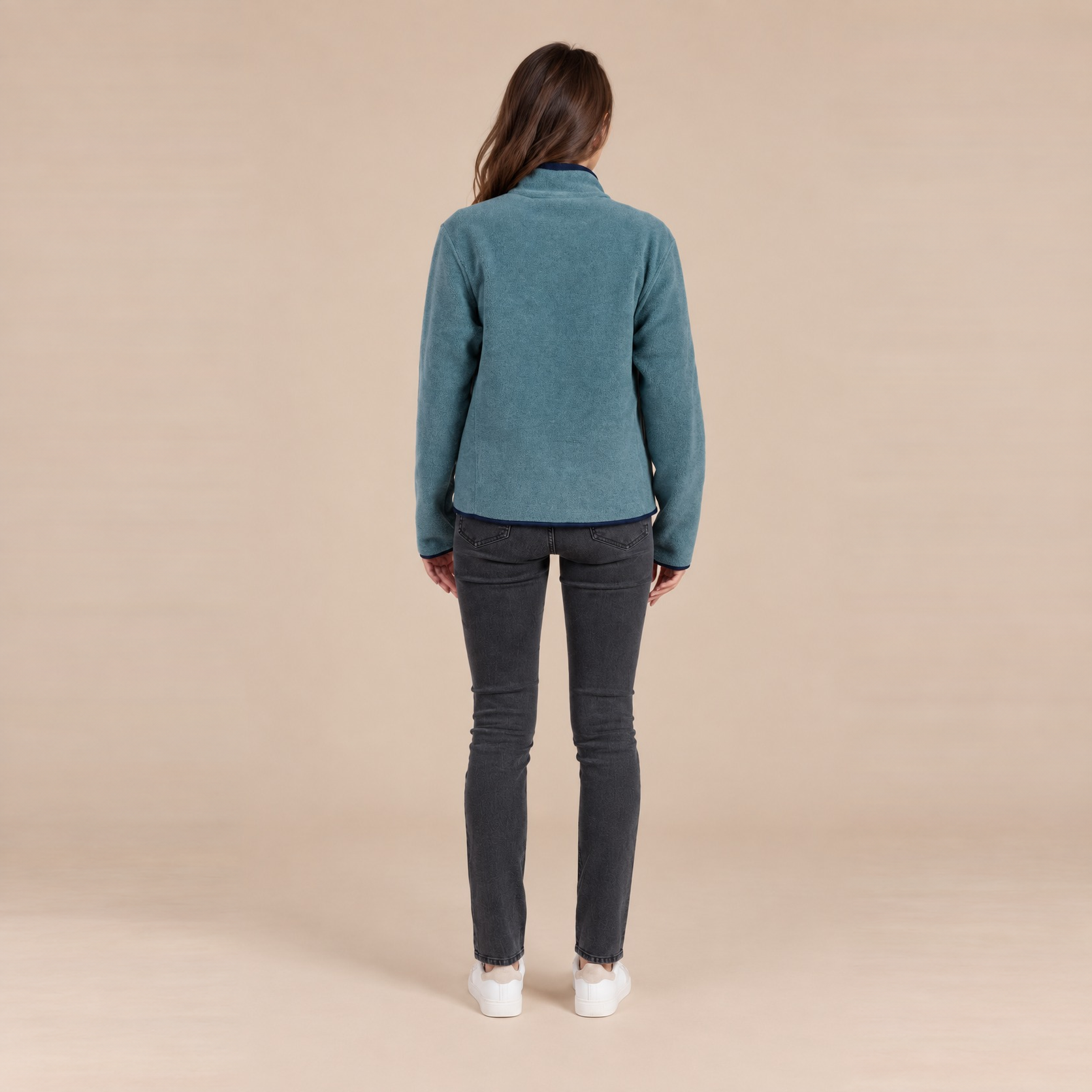 Veste polaire chinée mixte