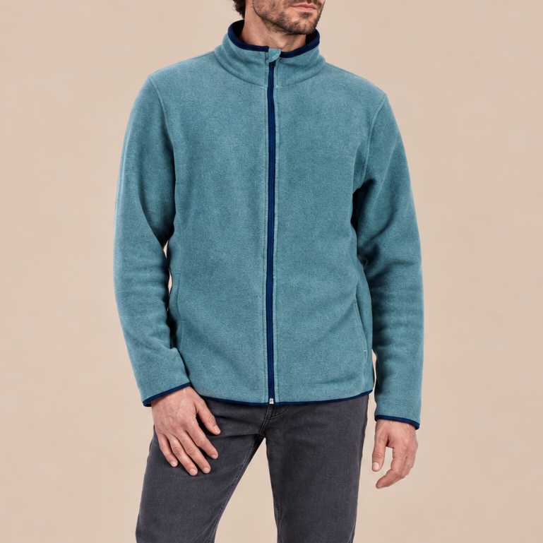 Veste polaire chinée mixte